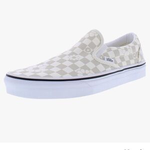 Vans Classic Floral Checkerboard Slip-On Sneaker in Floral Check Marshmallow